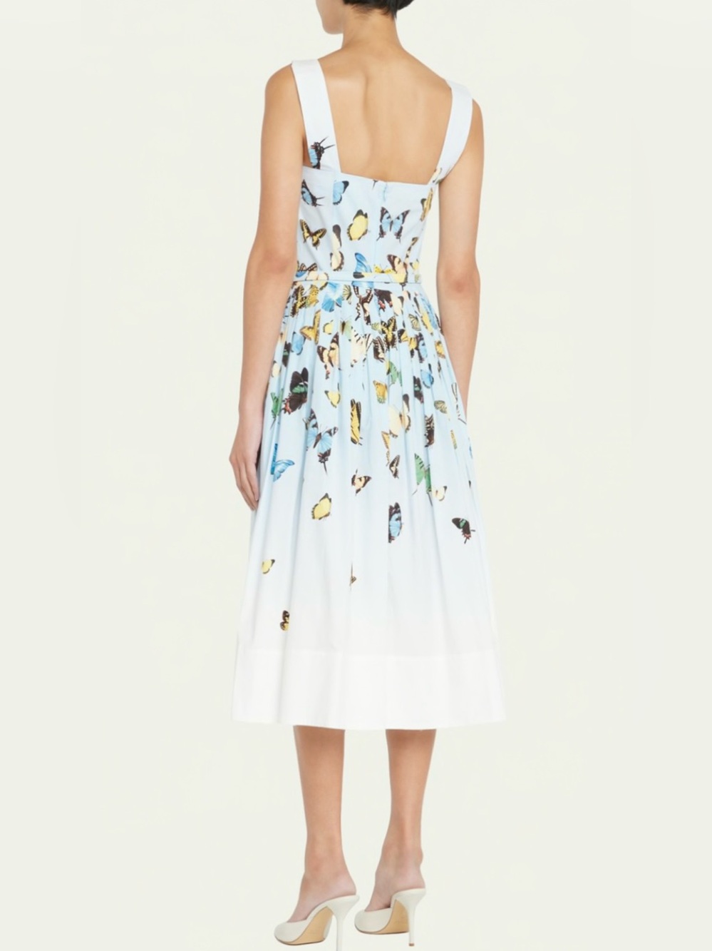 Oscar de la Renta Butterfly Sundress - Picture 3 of 8